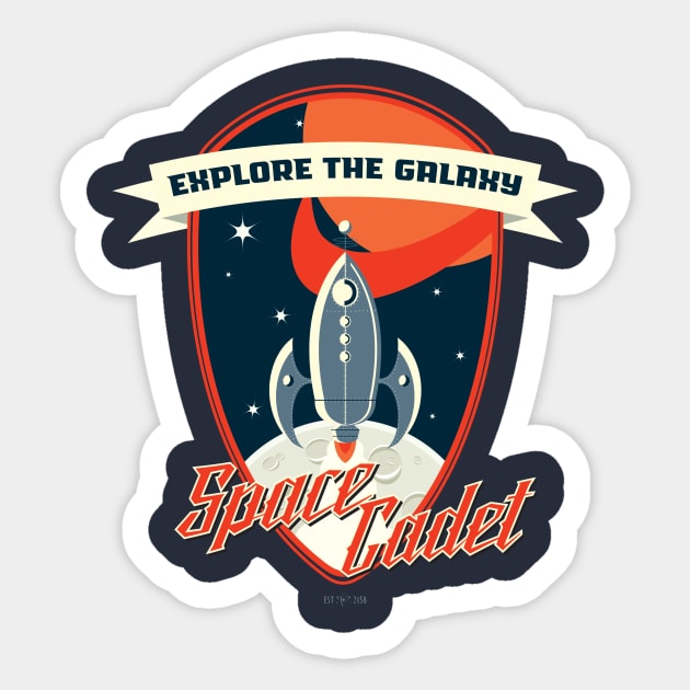 Explore the Galaxy Sticker by cogwurx